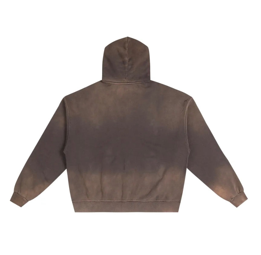 Vittoria Hand-Frayed Sunfade Zip Hoodie