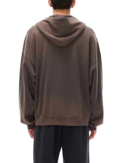 Vittoria Hand-Frayed Sunfade Zip Hoodie
