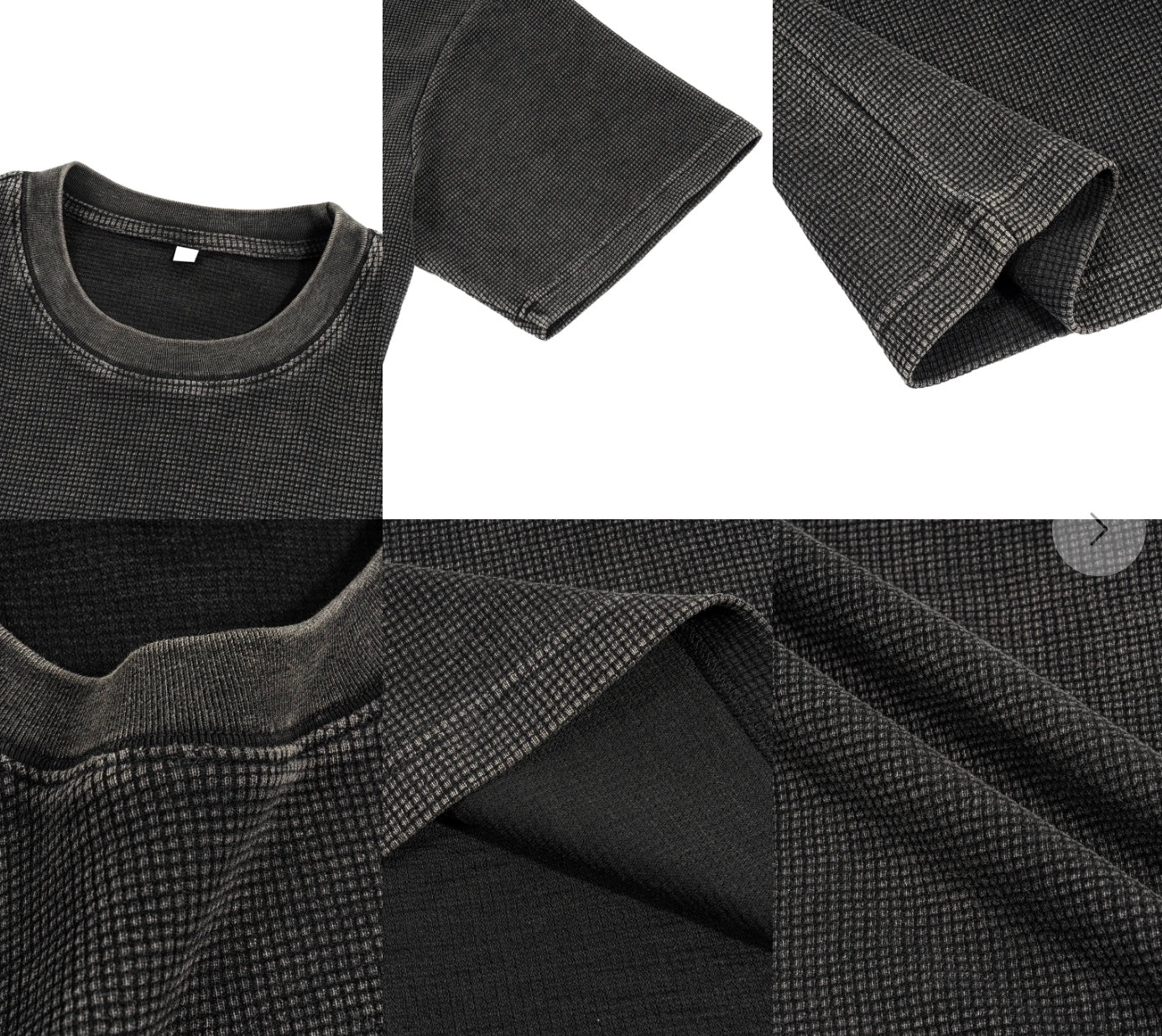 Vittoria Waffle-Texture Washed Boxy T-Shirt